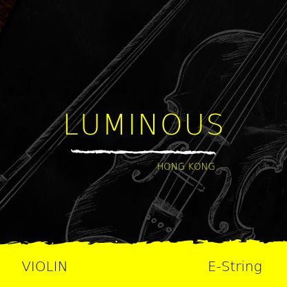 JxT Luminous Gold E Violin String- Hong Kong